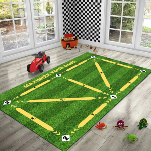 VIKAMA Football Ball Control Training Mat - Anti-slip and Stain-resistant Indoor/Outdoor Floor for Childrens Football Practice