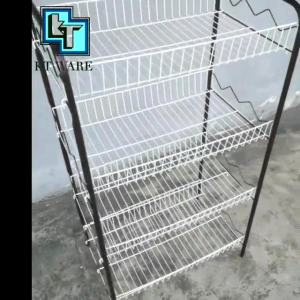 KT WARE 3v 4tier Epoxy metal multi purposes rack /kitchen rack/rak baju/rak sebarguna