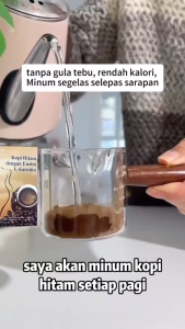 【🔥slimming coffee】 Prune Black Coffee 0 Sugar 0 Fats - Kopi Hitam dengan Enzim L-karnitin for Fat Burning and Weight Loss