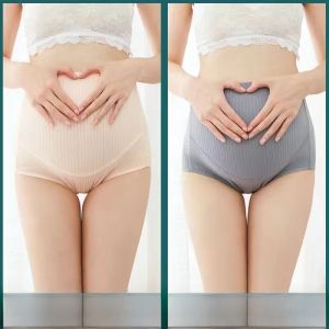 High Waist Adjustable Pure Cotton Maternity Underwear for Pregnant Women Late Pregnancy Belly Support plus Size Elderly People