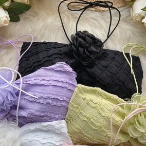🔥Fran🔥 blouses women new style 2025 Irregular Lace-up Hanging Neck Tank Top Women Spicy Girl Suspender Backless Sleeveless Top
