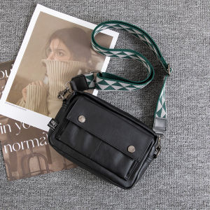 Túi Đeo Vai Đơn Thời Trang Bằng Da PU Mềm Cho Nam Túi Vuông Nhỏ Đơn Giản Túi Đeo Chéo Thường Ngày Túi Đeo Vai Cho Điện Thoại Di Động Túi Đeo Vai Phong Cách