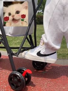 Dog Stroller Small Dogs Trolley Cat Foldable Cat Dog Puppy Shitzu Strollers Travel Carrier Storage Bag Basket Lightweight Trolly