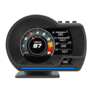 ZIANPINGXIAN | OBD GPS LCD Instrument Panel Car Upgrade Water Temperature Turbo Monitoring HUD