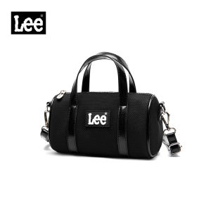LEE đen hai dây Mini Túi phụ nữ phong cách Hàn Quốc văn phòng phụ nữ Túi Đeo Vai Đeo Chéo Túi đựng điện thoại nhỏ cho các trường học làm việc giản dị