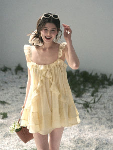 SHAOYEYAN | Gentle Summer Beach Vacation Thin Dress