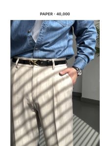 Khaki Color Business Casual Trouser