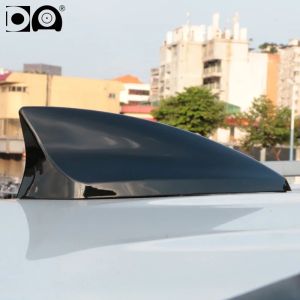 Universal 5D Shark Fin Antenna Car Radio Aerials FM/AM Signal Receiver Car Styling Piano Paint Suitable for Most Car Models