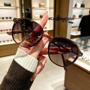 Ultraviolet Protection Sunglasses Women Large Face Slimming Polarized Fashion