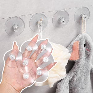 10/20ชิ้นจุกดูดเอสถ้วยดูดสุญญากาศใสที่ใส่จุกดูดจุกดูด S พร้อมสกรูสำหรับเครื่องมือบ้านห้องน้ำครัว