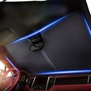 บังแดดรถยนต์ ป้องกันแสงแดด ฉนวนกันความร้อน ภายในทั่วไป ม่านบังลมหน้า เครื่องมือบังแดด รถ ที่จอดรถ