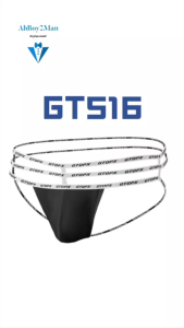 Mens Jockstrap: Viscose Jockstrap with Triple Strap Underwear (GT516)