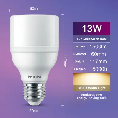 Philips | Bright E27 LED Light Bulb
