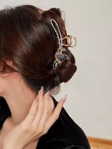 Jepit Rambut Korea Jedai Wanita Elegan Fashion Premium Manik Kritstal Bling2 High Qualtiy Impor