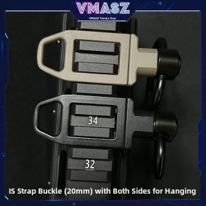 Waimais QD Buckle Quick Release Metal Accessory Double Sided Strap Base Mount for Outdoor Camping Traveling Tools And Equipment