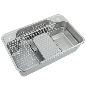 DADIAN | Multifunctional Nanotechnology Manual Kitchen Sink 304 Stainless Steel Single Basin