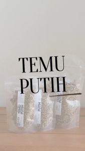 Temu Putih Iris Kering Kualitas Premium