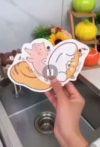 TS Spons Busa Magic Cuci Piring Motif / Sponge Spon Cuci Piring Serbaguna