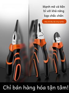 Kìm Hổ Đa Năng Hộ Gia Đình Cắt Dây Thợ Điện Đặc Biệt Nhỏ Mũi Nhọn Xéo Mũi Thủ Công Kìm