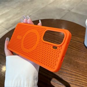 3D Honeycomb Magnetic Case For VIVO IQOO 15 13 12 Neo 11 10 Pro Z10 Z11 Turbo Wireless Cooling Heat Dissipation Shockproof Cover