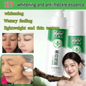BUY1 FREE1【Say Goodbye To Dark Spots】377 Whitening And Anti-Blemish Essence【专攻斑点肌】377美白祛斑精华液 抗衰老精油Whitening And Anti-Freckle Essence Anti Freckles Serum Dark Spot Removal Essence Melasma Freckles Sun Spot