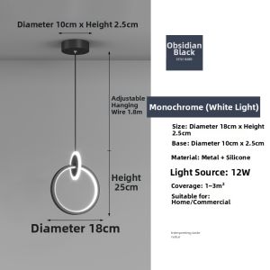 AODN | Minimalist Modern Bedroom Ceiling Pendant