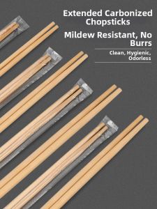 TAFUMAN | Premium Disposable Carbonized Bamboo Chopsticks