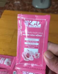 Kala Rose Scented Hair Conditioner Travel Size Pack for Hydrating & Hygiene Hair Care 12 Sachets