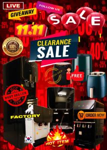 PENAPIS AIR ICEMAKER WATER DISPENSER 3 FUNGSI HALAL WATER FILTER PURIFIER HARGA KILANG