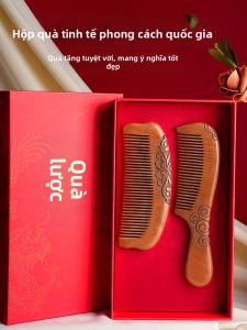 HUOFENG | Cái lược gỗ đào làm quà tặng