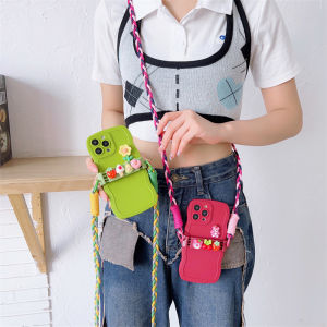 Zeallion Fashion Cute Cartoon Mobile Phone Lanyard Crossbody Back Clip Chain Anti Loss Backpack Style Phone Lanyard
