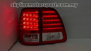 Toyota Land Cruiser Fj100 J100  Led Tail Lamp Light Bar Red
