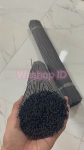 Ruji 2mm 60 cm 500 batang lidi bambu warna hitam Jeruji Sangkar burung