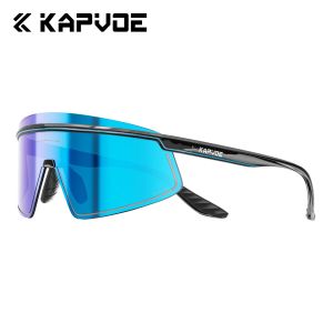 Kapvoe | Kapvoe 2026 Mens Cycling Sunglasses Outdoor Sports Sunglasses MTB Bike Glasses Motorcycle Riding Glasses Camping Hiking Eyewear