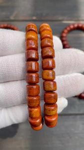 Gelang Tulang Yak a Etnik Semula Jadi Wenwan Manik-Manik Buddha Rantai Tangan Manik Tulang Sapi Lelaki Manik Longgar DIY Borong Keaan Khas