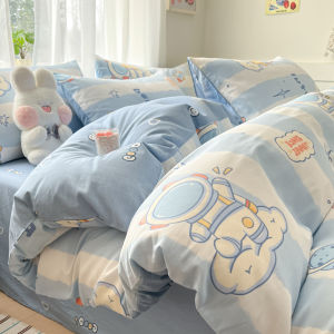YAOKANG | All Cotton Space Themed 4-Piece Bedding Set