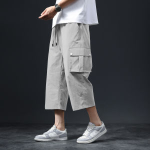 Mens Summer Sport Straight Leg Workwear Pants Eighteen Shorts Five Shorts plus Size Loose Fit Casual Trousers Fashion Urban