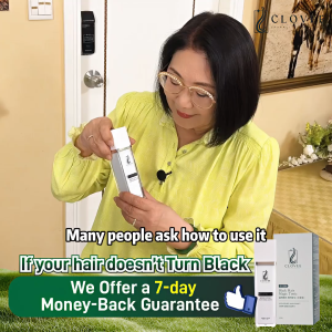 100% Original🔥clover black hair magic 神奇黑发王 神奇黑发素