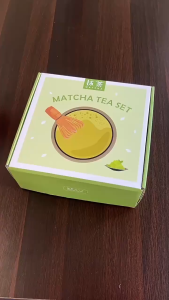 5 Pcs Matcha Whisk Set Japanese Tool Ceramic Matcha Bowl Bamboo High-end Gift Box Tea Powder Mixer