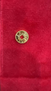 Poh Heng Jewellery 22K Bling Circle Earrings in Yellow Gold [Price By Weight]