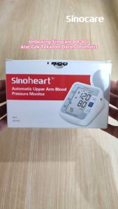 Sinocare Alat Cek Tekanan Darah BA-801 Tensi Otomatis Digital Audio Indonesia User 2 Memori 90
