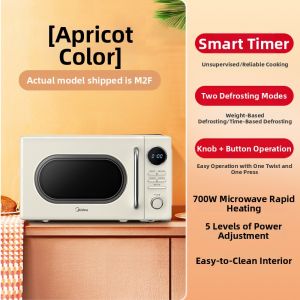 Midea | Mini Retro Cream Microwave For One Person