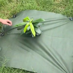 ❁ หนา 100 gsm. ทนทานมาก ❁ ผ้าคลุมดินเกรดพิเศษ ผ้าคลุมวัชพืช ผ้าคลุมหญ้า🌿 น้ำซึมไหลผ่านได้ดี [ยกม้วน] by VIP25