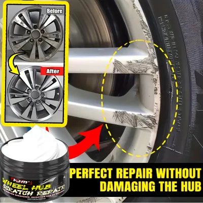KJM | Car Wheel Hub Scratch Repair Paste Auto Rim Oxidation Remover Aluminum Alloy Hub Polishing Agent