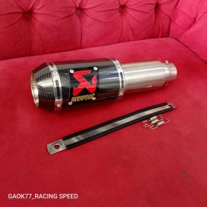 Knalpot Akrapovic Gp Lorenzo Carbon Silencer only inlet 50mm