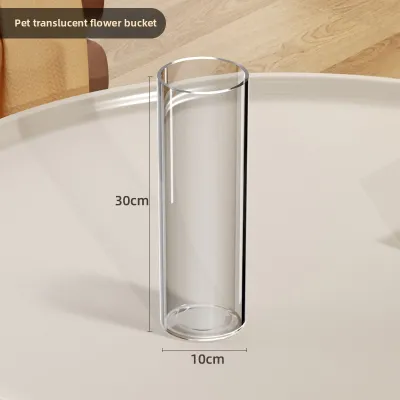 FURENJILI | Transparent Acrylic Flower Vase for Home Decor