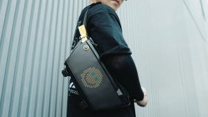 Divoom Pixoo Smart LED Pixel Sling Bag  | App-Controlled Display for GIFs Text & Animations | Futuristic Streetwear Tech Bag for Travel Cycling Night Rides & Festivals | Rechargeable | Authentic | Trusted SG Seller 🇸🇬 Ready Stock
