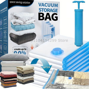 Vacuum Storage Bags Space Saver Bags Compression for Comforters and Blankets Sealer Clothes Travel Packing Organizer