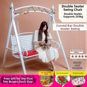 MEISITEKEKE | Outdoor Indoor Double Swing Chair