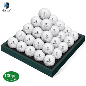 Caiton 100 Cái Bộ 3 Quả Bóng Golf Khoảng Cách Mềm Mại Điều Khiển Quả Cầu Xoáy Cao Bóng Luyện Tập Bền Bỉ Dùng Cho Luyện Tập & Chơi Trên Sân Tập